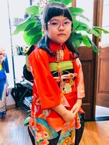 トム ヘアー(Tom hair)&nbsp;七五三 7才 ハーフアップスタイル