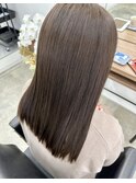 【Rashiku】ブリーチなしで創るグレージュ☆