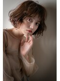 美髪シアカラーフレンチカジュアルAラインボブx上尾20代30代40代