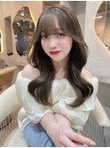 くびれヘア 韓国 顔まわりカット レイヤー 大宮 オリーブ