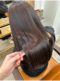 髪質改善”美髪矯正”酸熱トリートメントシンプルストレート