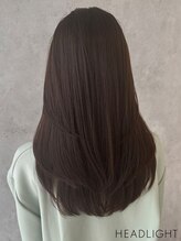 スリジエ バイ ヘッドライト 津田沼店(Cerisier by HEADLIGHT)&nbsp;ストレートレイヤーロング×ダークブラウンイメチェン小顔魅せ