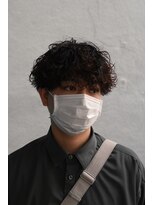 スレイ 西宮(SLAY)&nbsp;波巻きハイライトアップバングツーブロックマッシュ