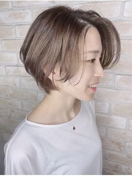 ボニークチュールドットエス(.S) レイヤーショート/40代髪型/40代ボブ/ショートボブ