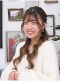 ナチュラル編み込みハーフ♪