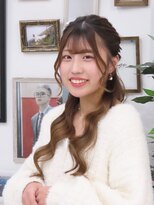 ヘアメイクスタジオ ジュエル(hair make studio JEWEL)&nbsp;ナチュラル編み込みハーフ♪