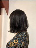 前髪重め ボブ