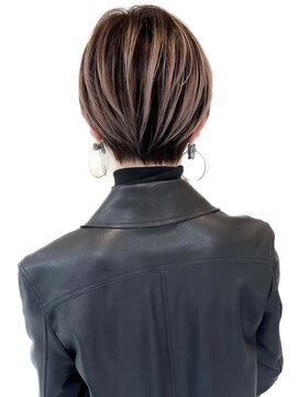 ネイロ バイ ジルブラン 葛西(NeiRo by JIL BLAN) 葛西ハイライト白髪ぼかしショートボブ小顔カットレイヤーカット