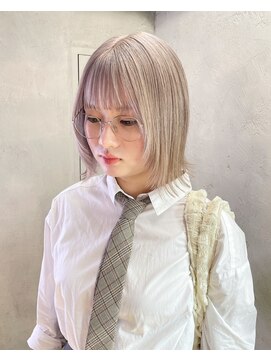 マジコ 表参道(Magico) ボブ/ケアブリーチ/ベージュ/ブリーチ/ダブルカラー/表参道