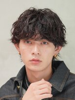 10代20代シャドウパーマメンズマッシュ緩めパーマfifth原宿