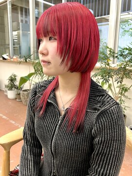 パークレーン アイス イヴェン(park lane ICI yeven) ブリーチダブルカラーデザインカラーインナーカラーリタッチYUKI