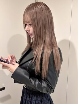 ペレ アネックス 大阪梅田茶屋町店(PELE ANNEX) ホワイトグレージュ/デジタルパーマ/チェリーブラウン/梅田