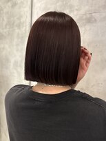 ガーデントウキョウ(GARDEN Tokyo)&nbsp;ボブ/切りっぱなし/暖色カラー/ダークレッド