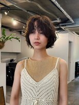 ヒュージ 三軒茶屋(huge)&nbsp;ショートボブ/ミニボブ/ニュアンスパーマ/顔周りカット/20代30代