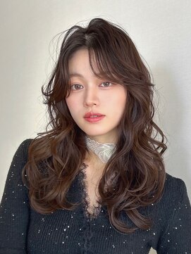 シー(See.) 韓国へアレイヤーカット顔周りカットブリーチなしカラーA