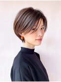抜け感ショートボブ