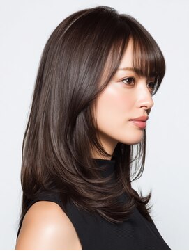 ビフィーノ リルネ(Bifino Rilune) 黒髪/クラゲヘアー/オリーブグレー/小顔/ココアベージュ/川西