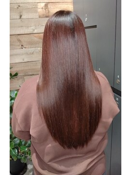 ベイショア(Bay Shore NY) 大人かわいいヘーゼルブラウンロング