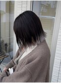 ハイライトカラーミルクティーベージュケアブリーチダブルカラー