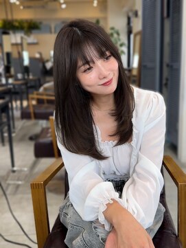 コート 表参道(Cote) 美髪レイヤーカット／顔まわりレイヤー／ロングレイヤ 一/前髪