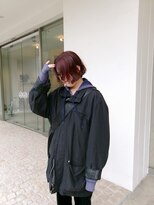 チクロヘアー(Ticro hair)&nbsp;@nkkn15 カシスレッド