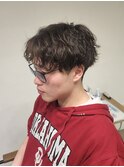 MEN’S HAIR/波巻ツイストスパイラル/フェザーパーマ/伊勢崎