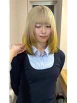 カシェル(cashel kishaba)&nbsp;White blond とyellow とbrown