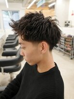 テンション(tension)&nbsp;メンズスパイキーショートテーパーフェード札幌大通バスセンター