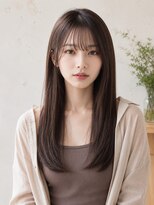 ウィールール 札幌店(WE RULE)&nbsp;20代ナチュラル艶髪ストレート×透明感ブラウン