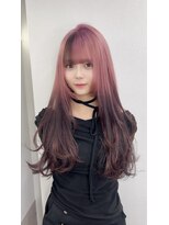 ジゼル ビエラ博多テラス店(GiseL)&nbsp;ピンク×ブラウン／デザインカラー