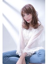 ヘア デザイン ハルプ(hair design HALB)&nbsp;シースルー　ミディ