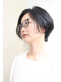  小顔クールショートボブ