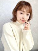 【December】小顔 大人かわいい ブランジュ 外ハネボブ♪