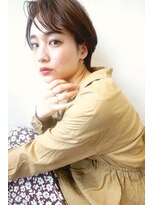 エン(enn.)&nbsp;大人ショートボブ×ベージュカラー