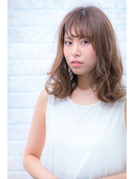 ソア 武蔵小杉(SOAR) 暖色系カラーくすみピンク艶カラーピンクラベンダーオン眉ロブ