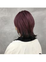 ニフティ(nifty)&nbsp;BLACKインナーカラー×ピンク