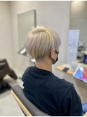 刈り上げ2ブロックマッシュ