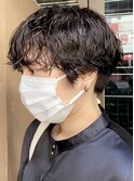 パーマ×ショート