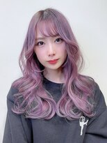 トルネード(TORNADO) エギョモリ韓国ヘアくびれ巻き×ラベンダーアッシュ S0303