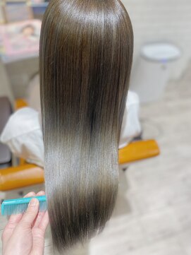 シャルマン 六町(CHARMANT) 水素トリートメント×グレージュカラー