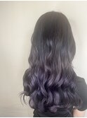 ラベンダーアッシュバレイヤージュ