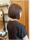前髪ありボブ/大人かわいい/美髪/こなれミディ/地毛風カラー/12