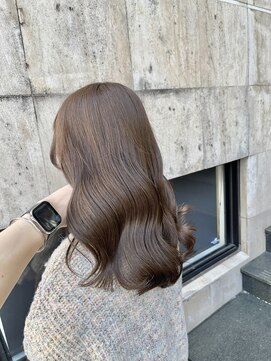 ラグーン 原宿 表参道(LAGOON) 【LAGOON】ブリーチなしでつくる柔らかいオリーブベージュ♪