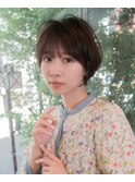 ひし形ショート/20代/30代/40代/大人美人ショート/髪質改善