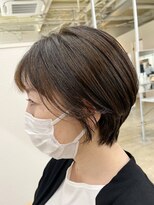 ファンド 千葉(fand)&nbsp;ミディアムヘアグレージュカラーハイライトカラー白髪ぼかし