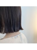 切りっぱなしボブ