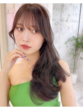 ルームバイシー 新宿(Loom. by Sea) 韓国風前髪×レイヤーカット【髪質改善/新宿/レイヤーカット】