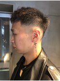 刈り上げ フェードカット 短髪 黒髪 メンズショート【札幌】
