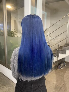 レコ 渋谷(LECO) ネイビーブルーの艶ハイトーン