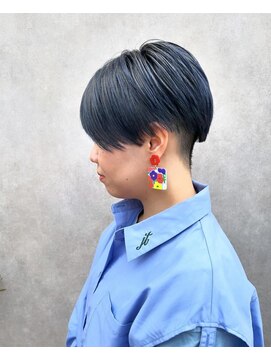 マル ニシノミヤ(MAR.co) ネイビーブルーショート